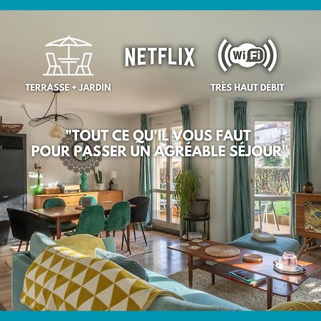 T3 Calme - Ideal Famille & Pros - Parking - Jardin - Wifi - Netflix Besançon Zewnętrze zdjęcie
